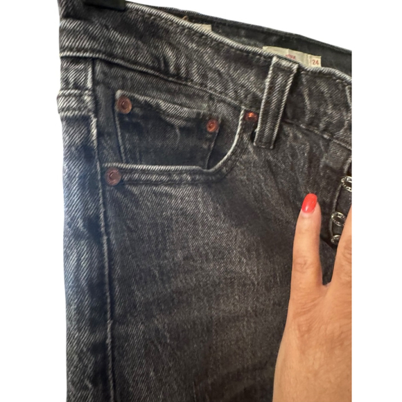 Levi's Premium Wedgie Straight Jeans XS-24 waist - Picture 5 of 13